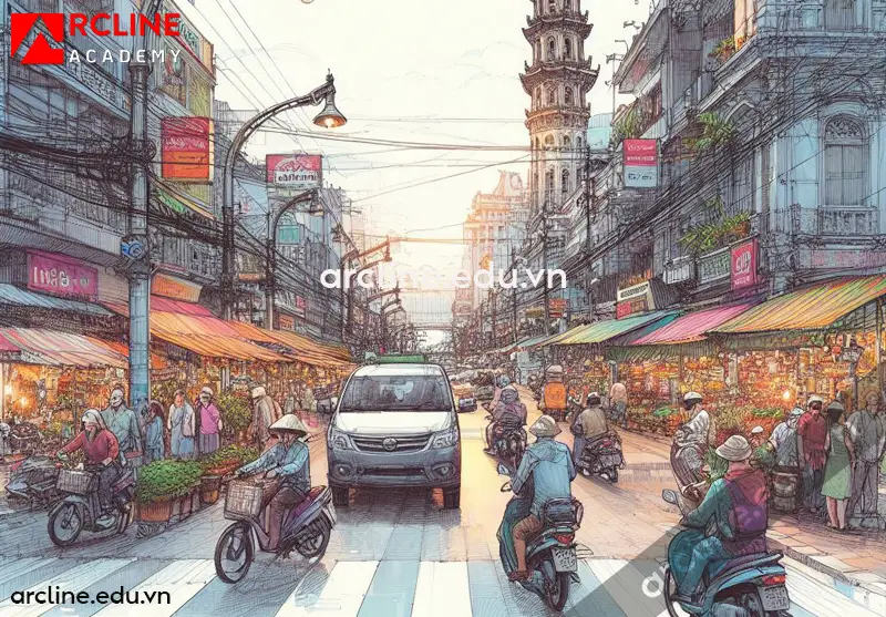 vẽ ký họa 2