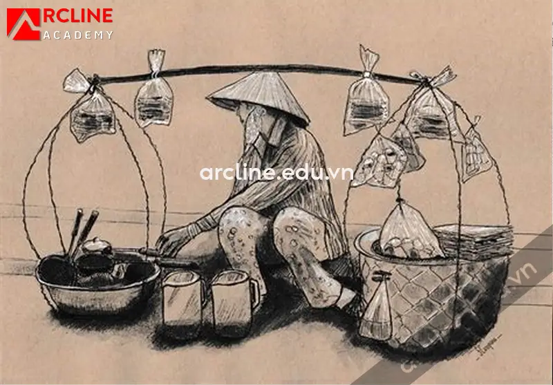 Hướng Dẫn Vẽ Tranh Ký Họa Cực Đơn Giản_4